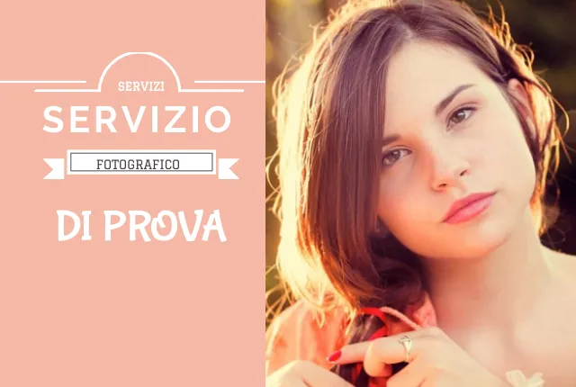 ritratti in studio e all'aperto - servizio fotografico di prova