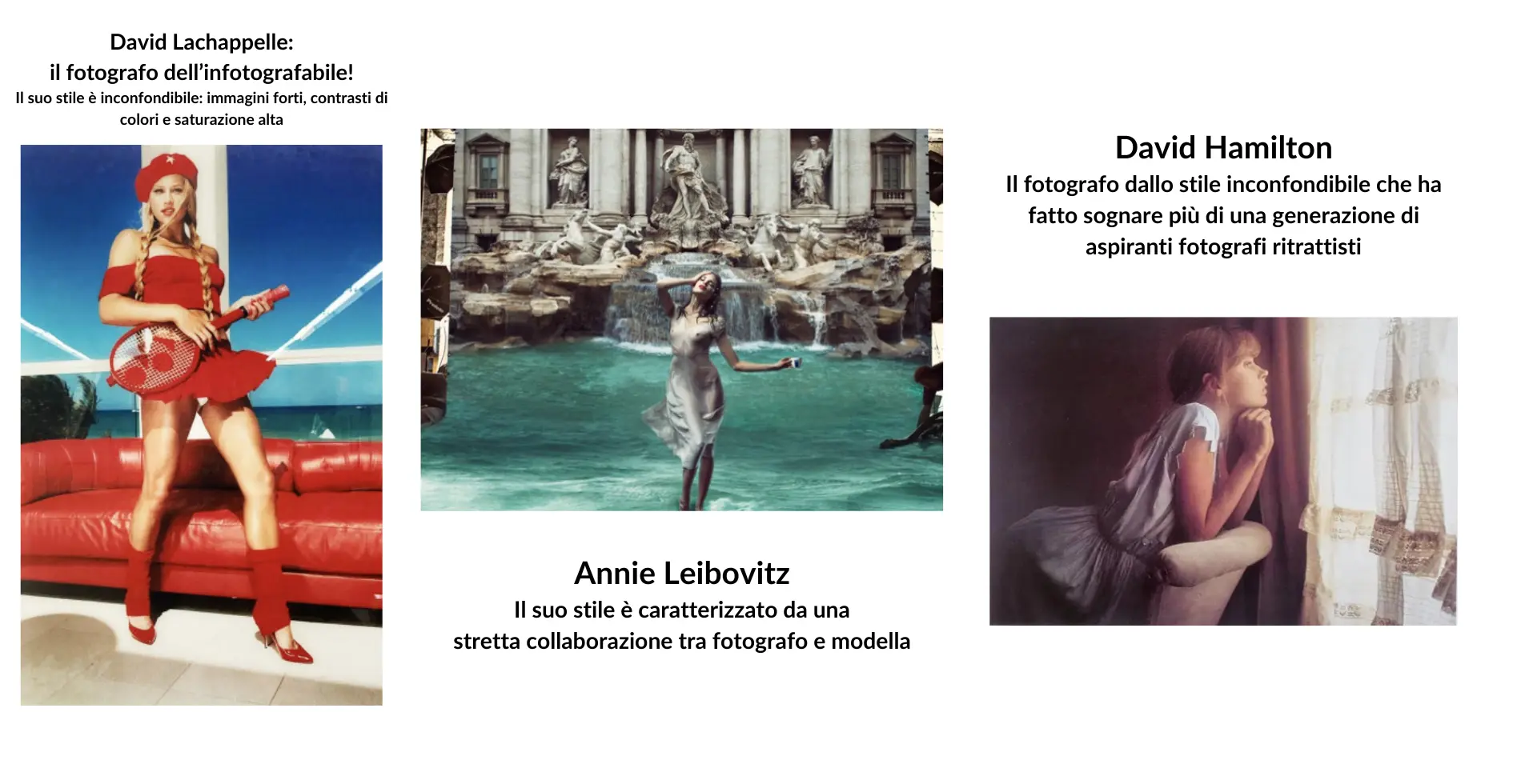 Gli stili iconici del ritratto fotografico