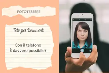 foto per documenti con il telefono